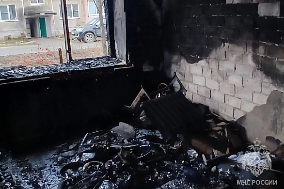 В Ново-Талицах из-за пожара эвакуировали 10 человек